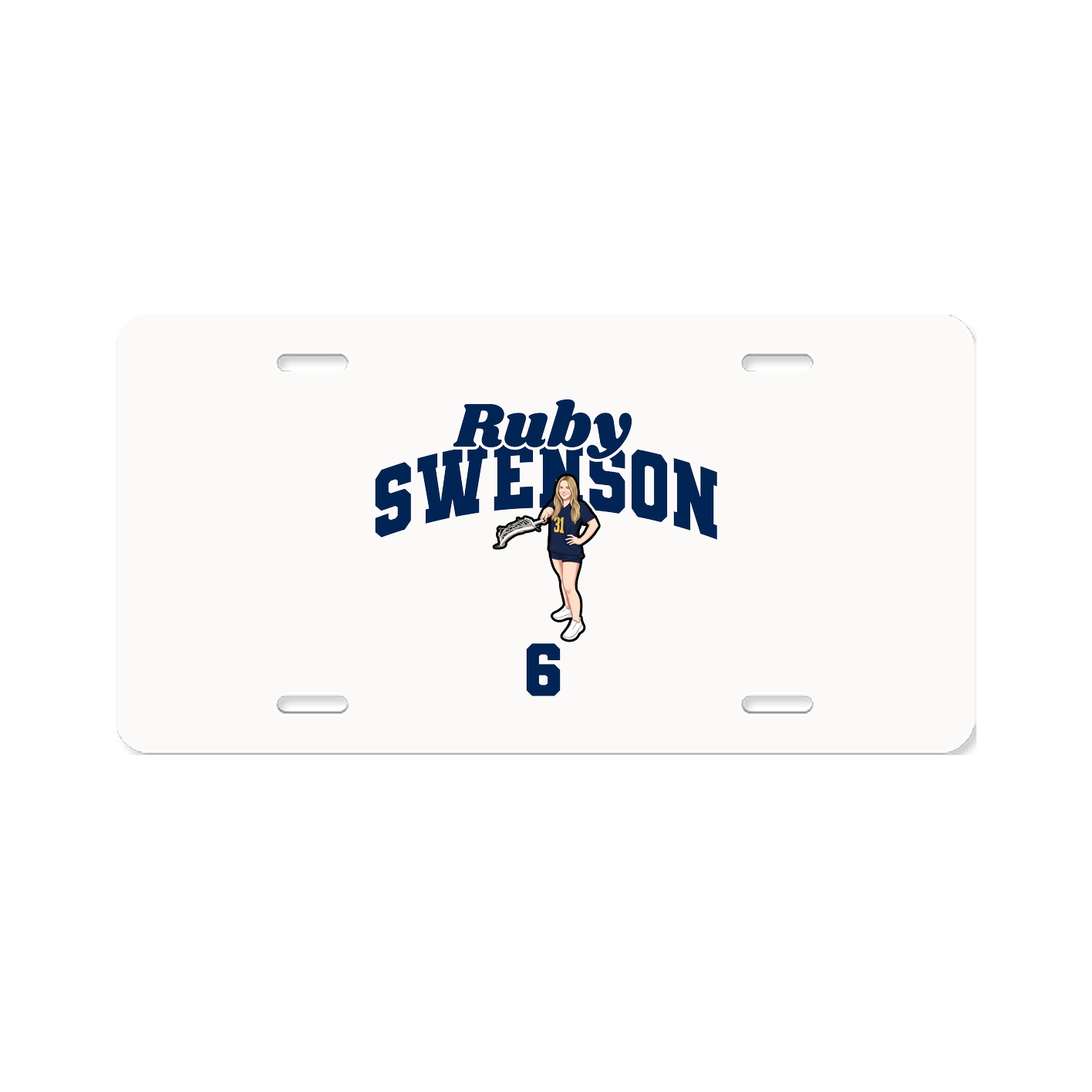 License Plate — Signature Arch in Classic