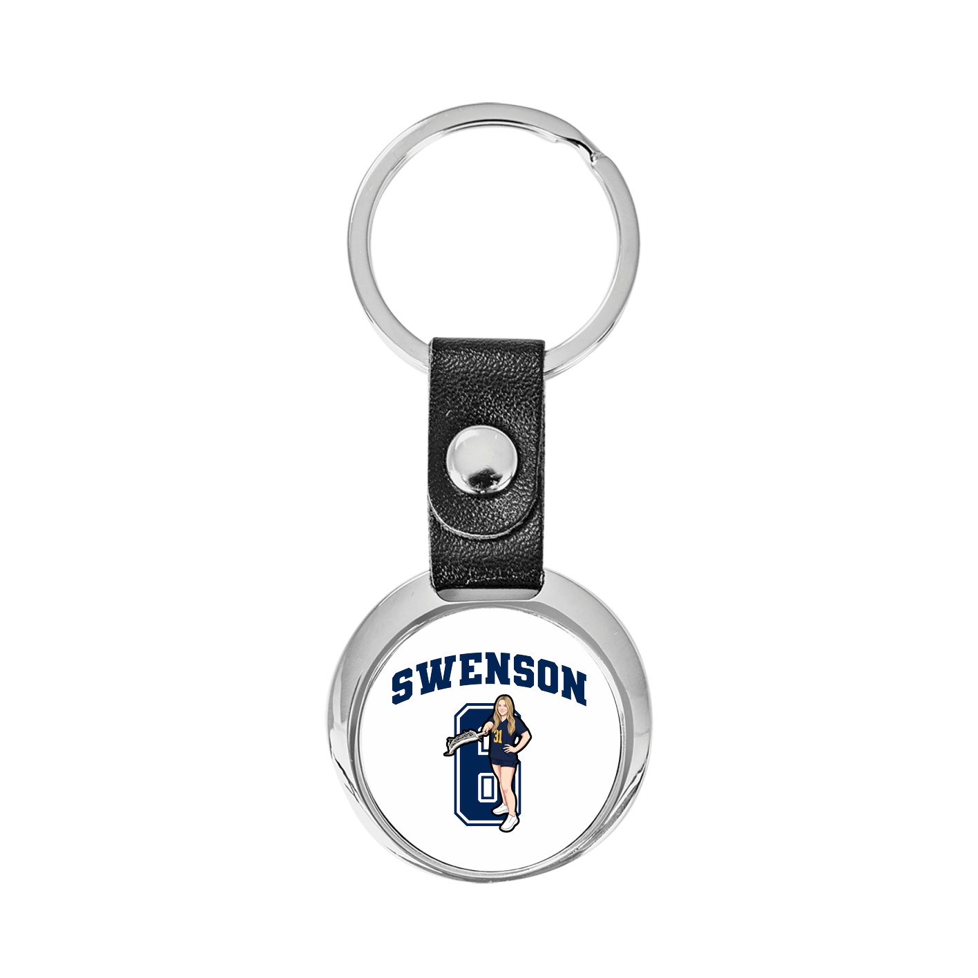 Key Chain — Number in Classic