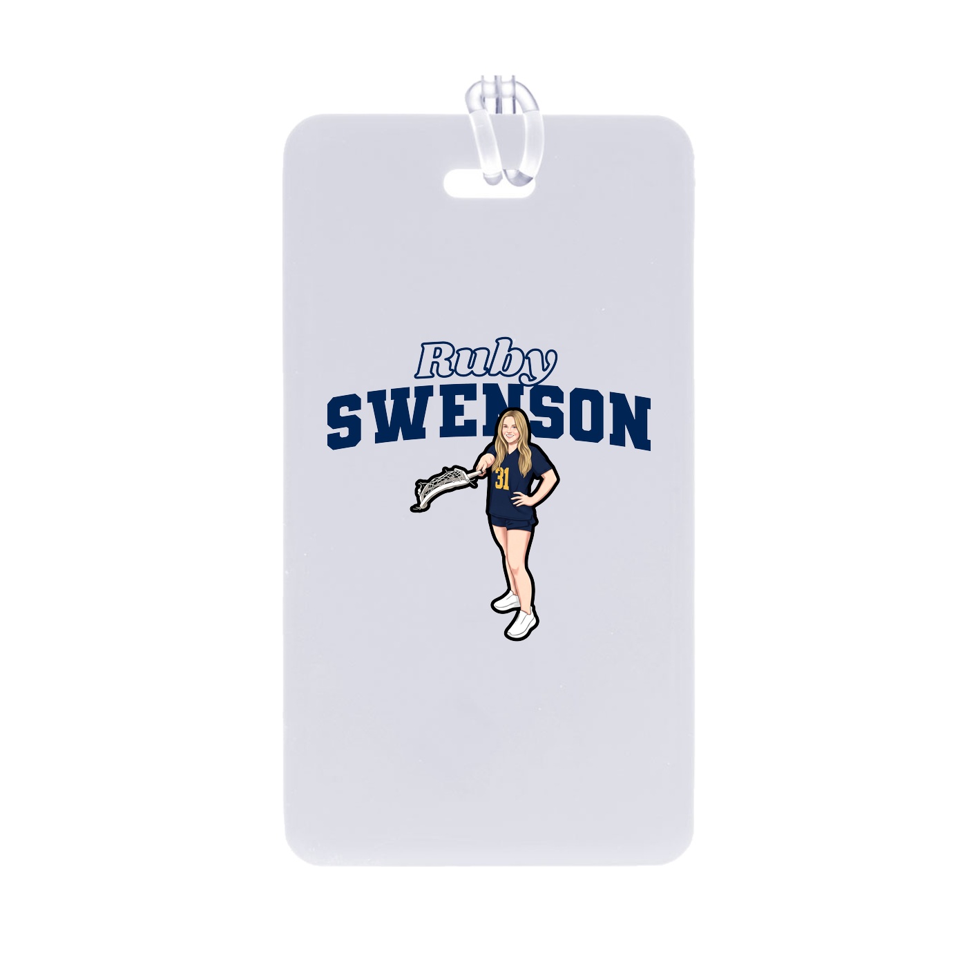 Bag Tag — Name Arch in Classic