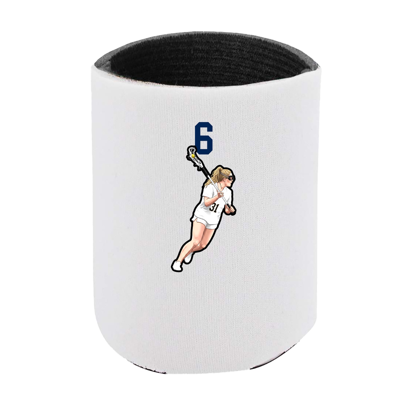 Can Holder — Number Top in White
