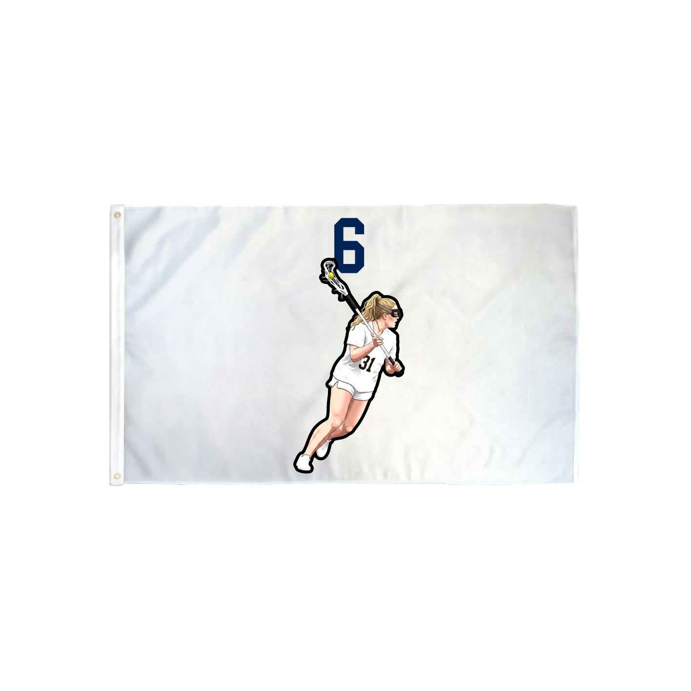 3x5 Flag — Number Top in Classic