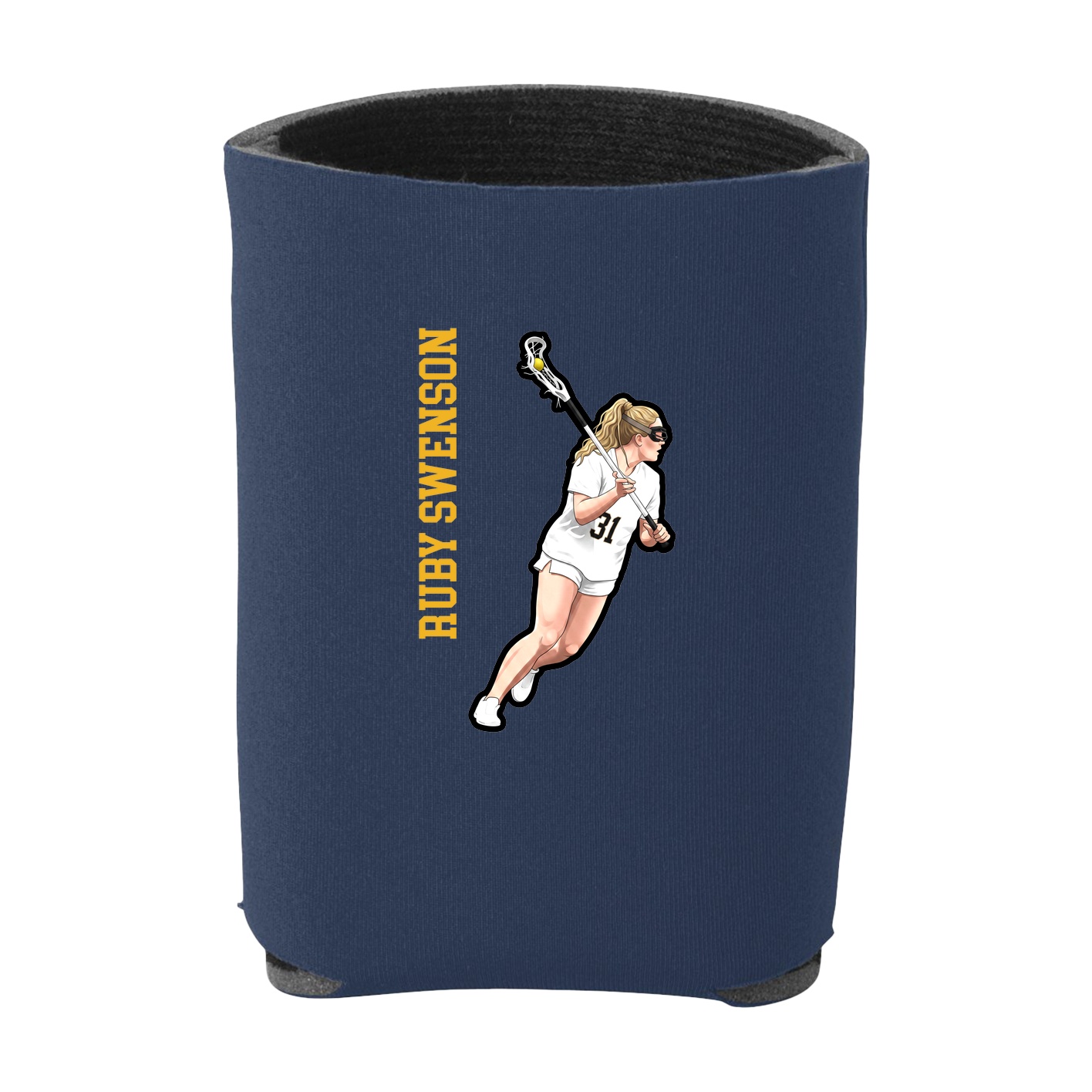 Can Holder — Name Vertical in Navy