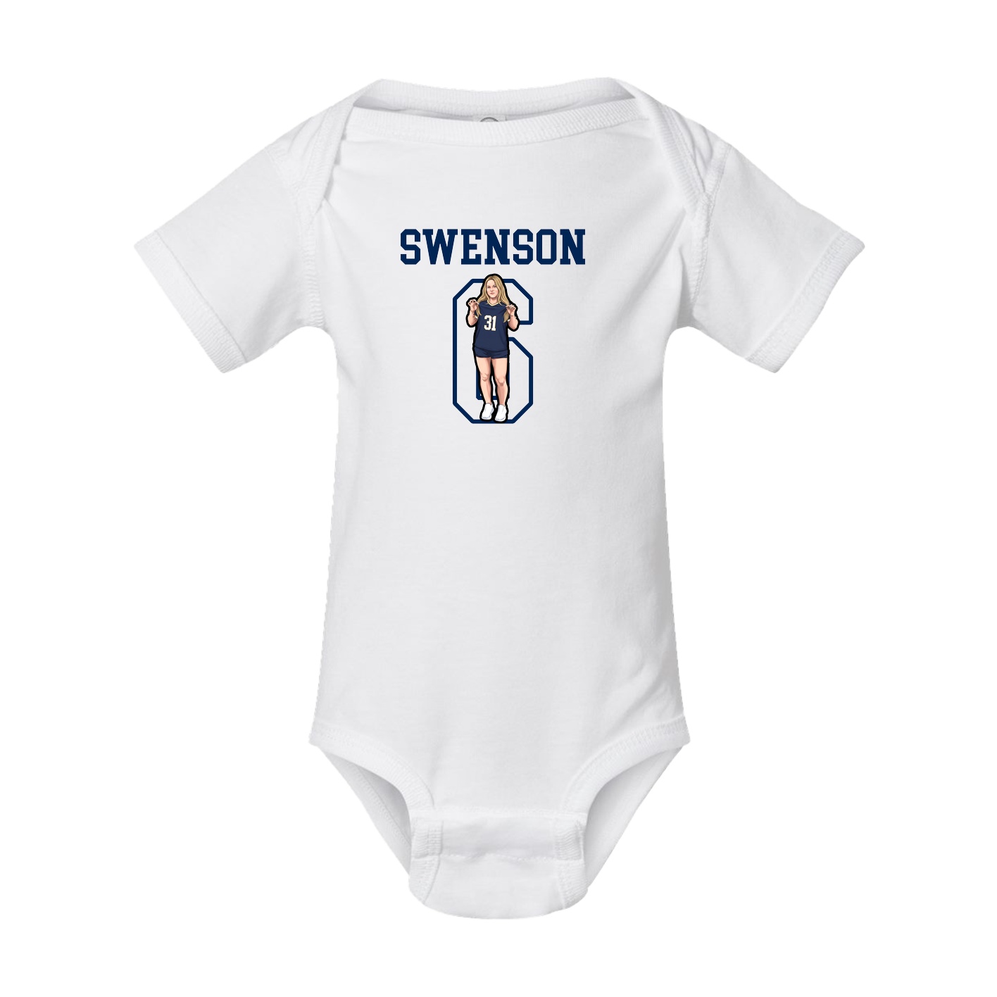 Baby Onesie — Shirsey in White
