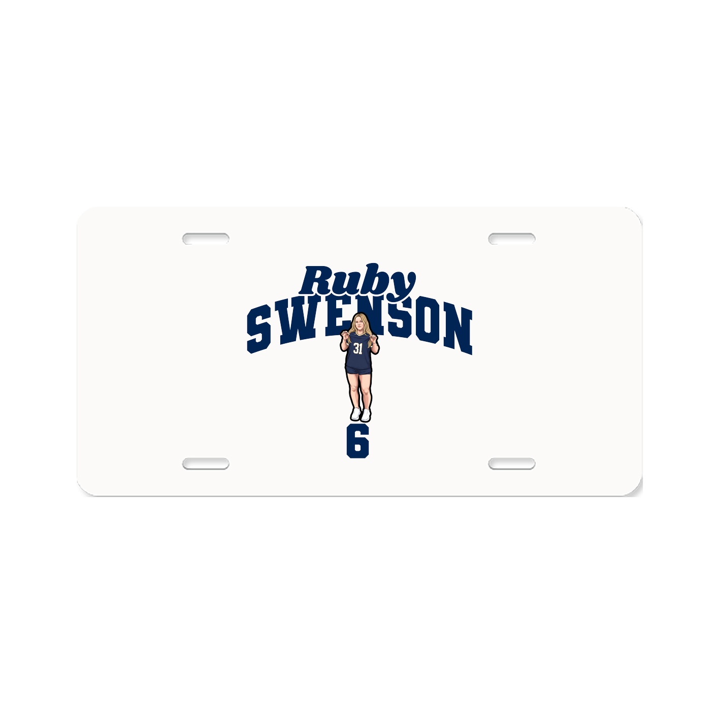 License Plate — Signature Arch in Classic