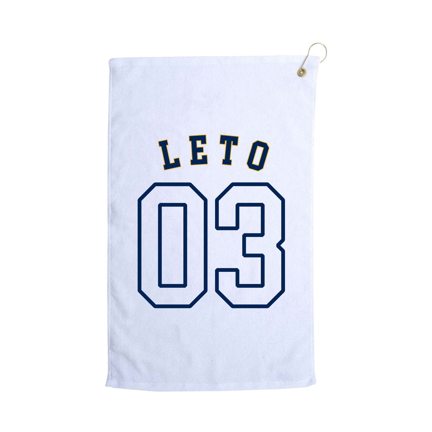 Golf Towel — Shirsey Arch in White