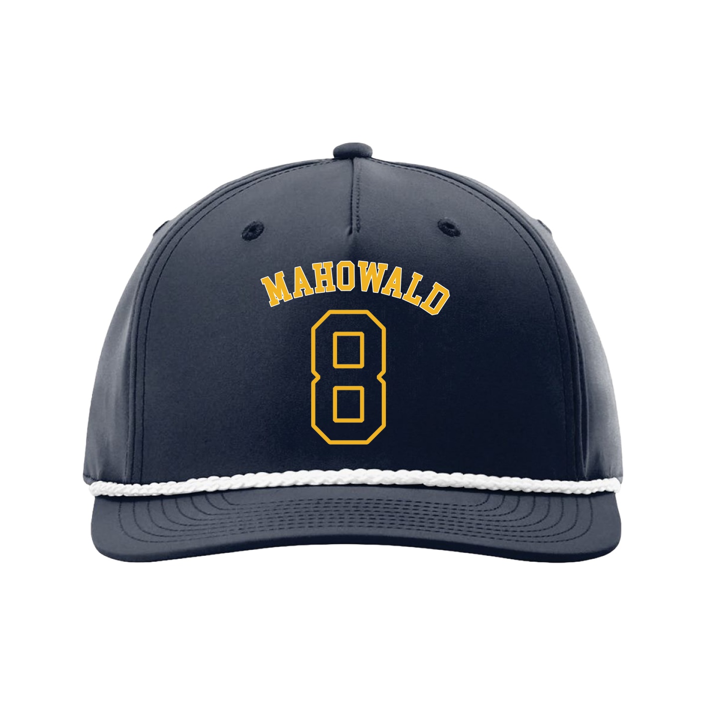Five-Panel Classic Rope Cap — Shirsey Arch in Navy