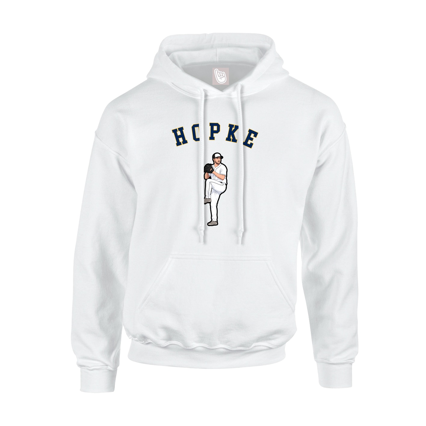 Youth Hoodie — Shirsey Arch in White