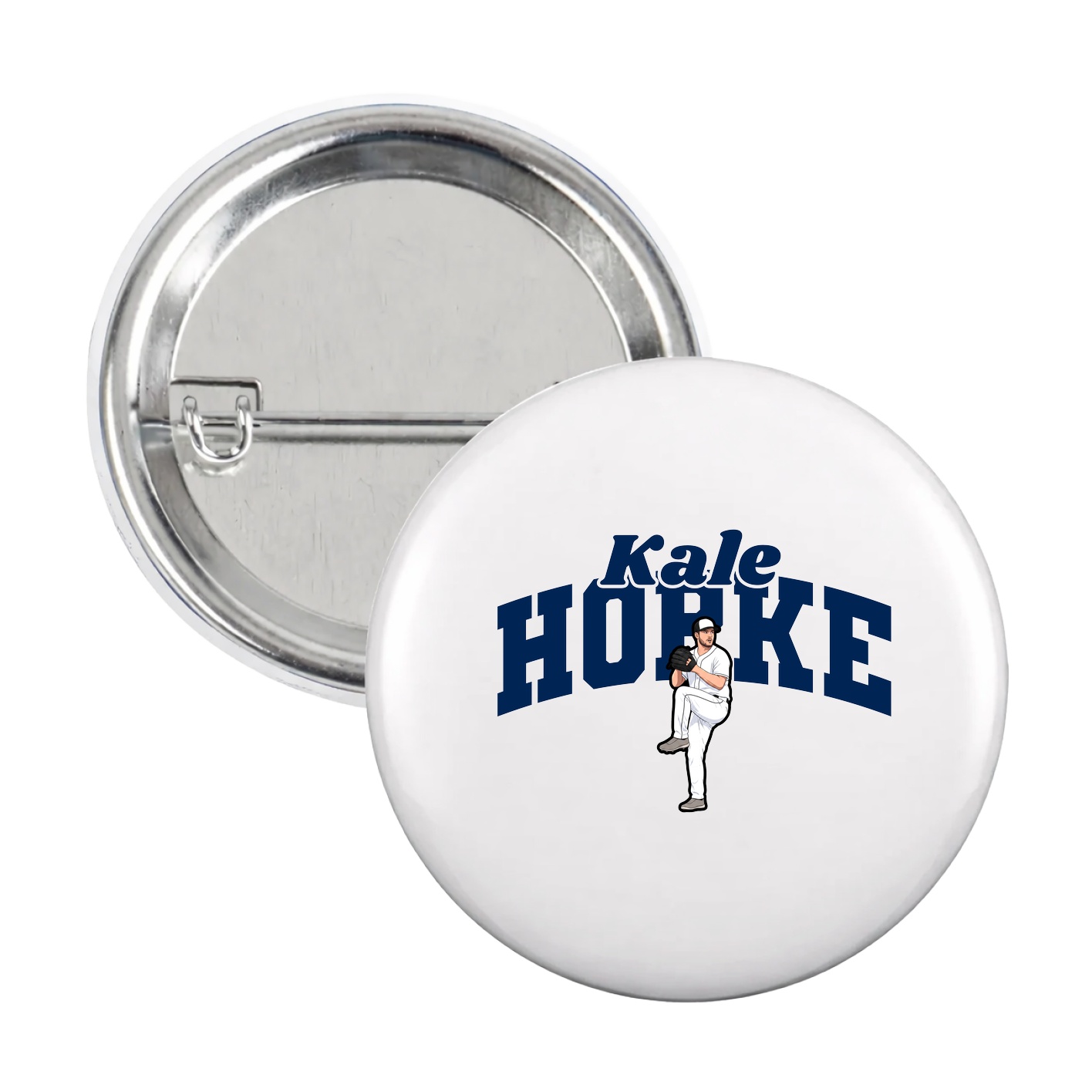 Game Day Button — Signature Arch in White