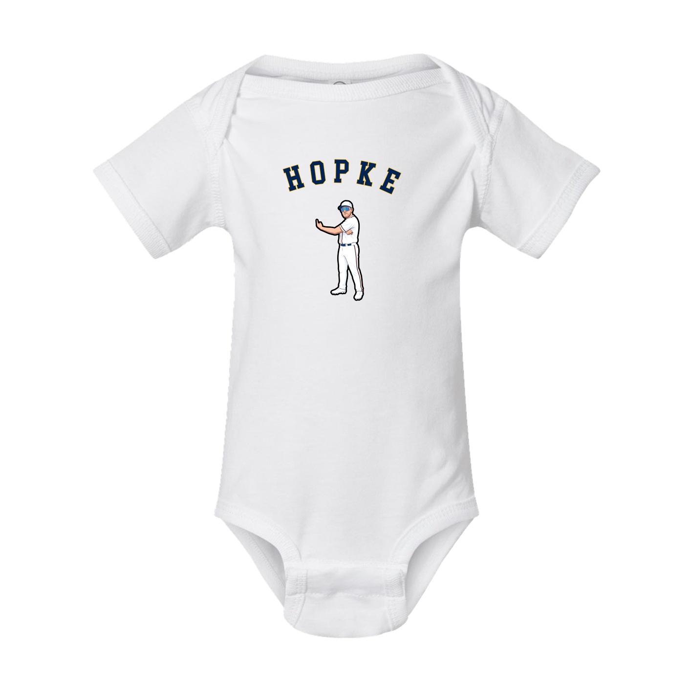 Baby Onesie — Shirsey Arch in White