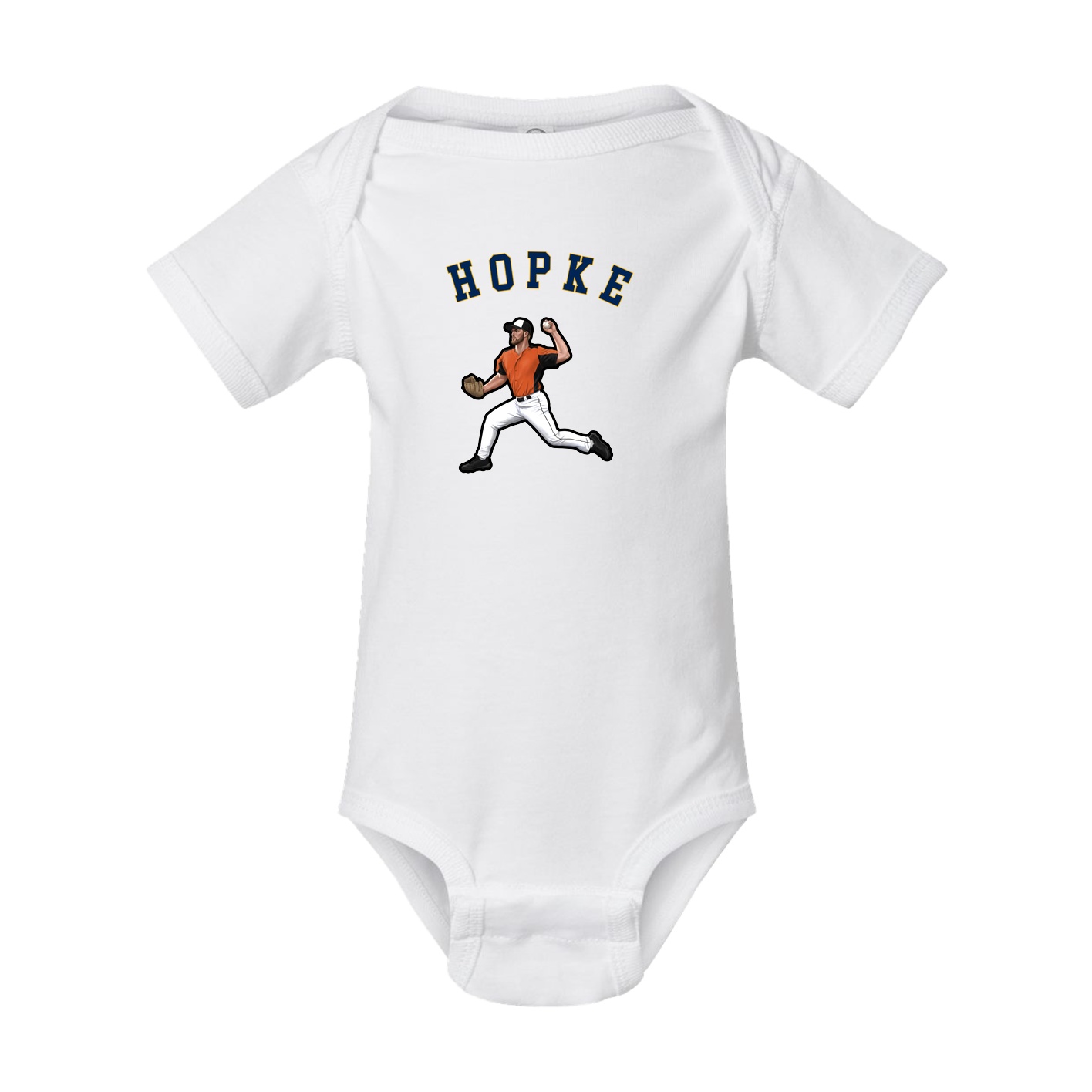 Baby Onesie — Shirsey Arch in White