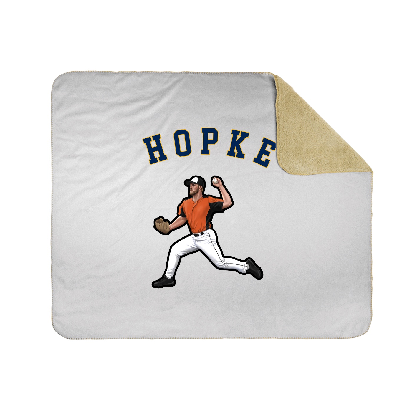 Throw Blanket — Shirsey Arch in White