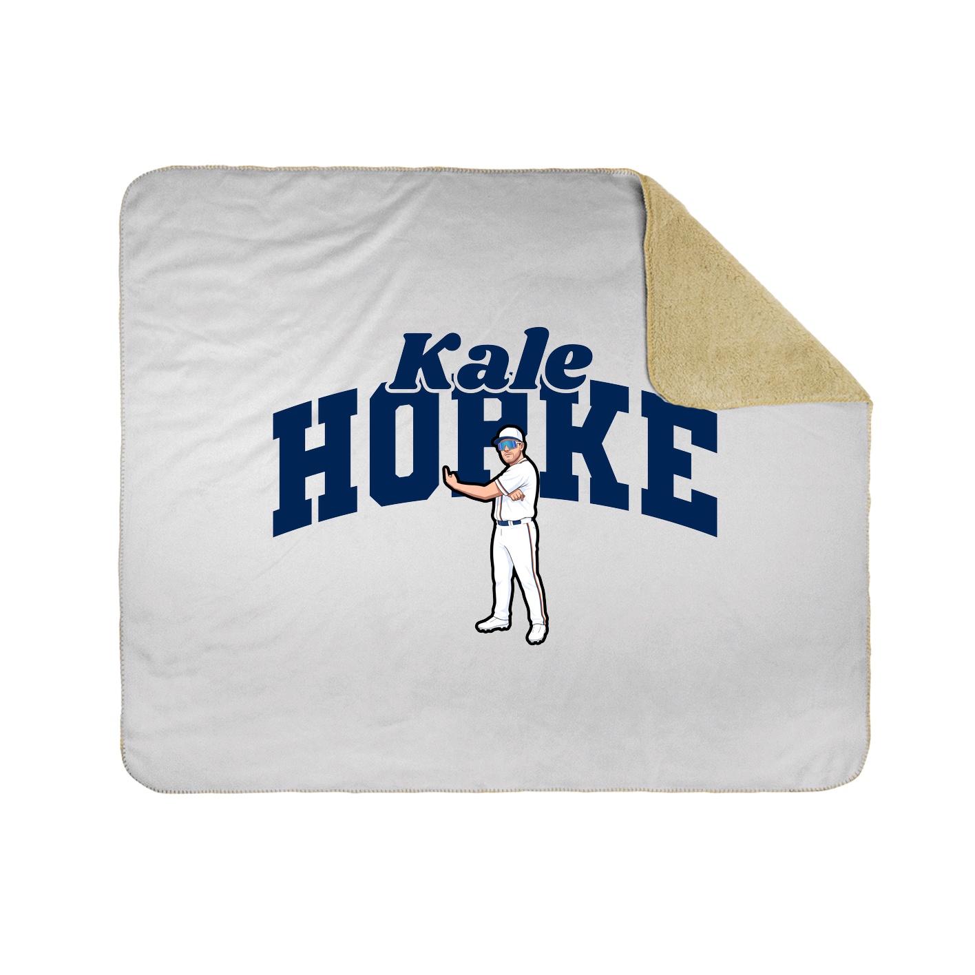 Throw Blanket — Signature Arch in White