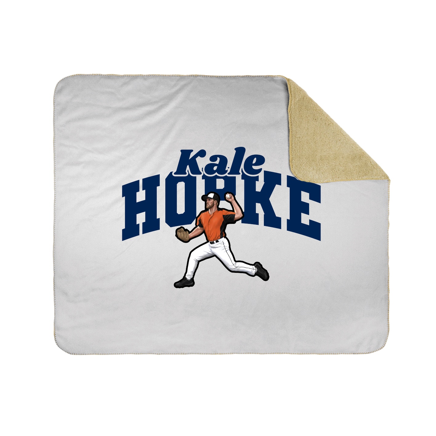 Throw Blanket — Signature Arch in White