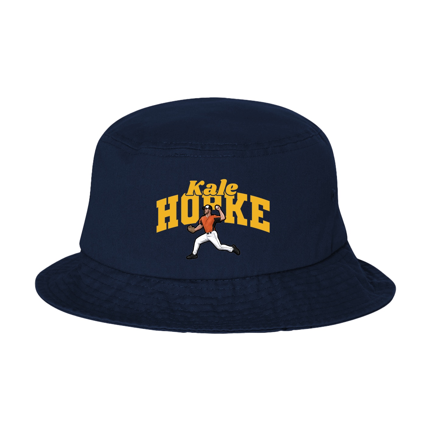 Bucket Cap — Signature Arch in Navy