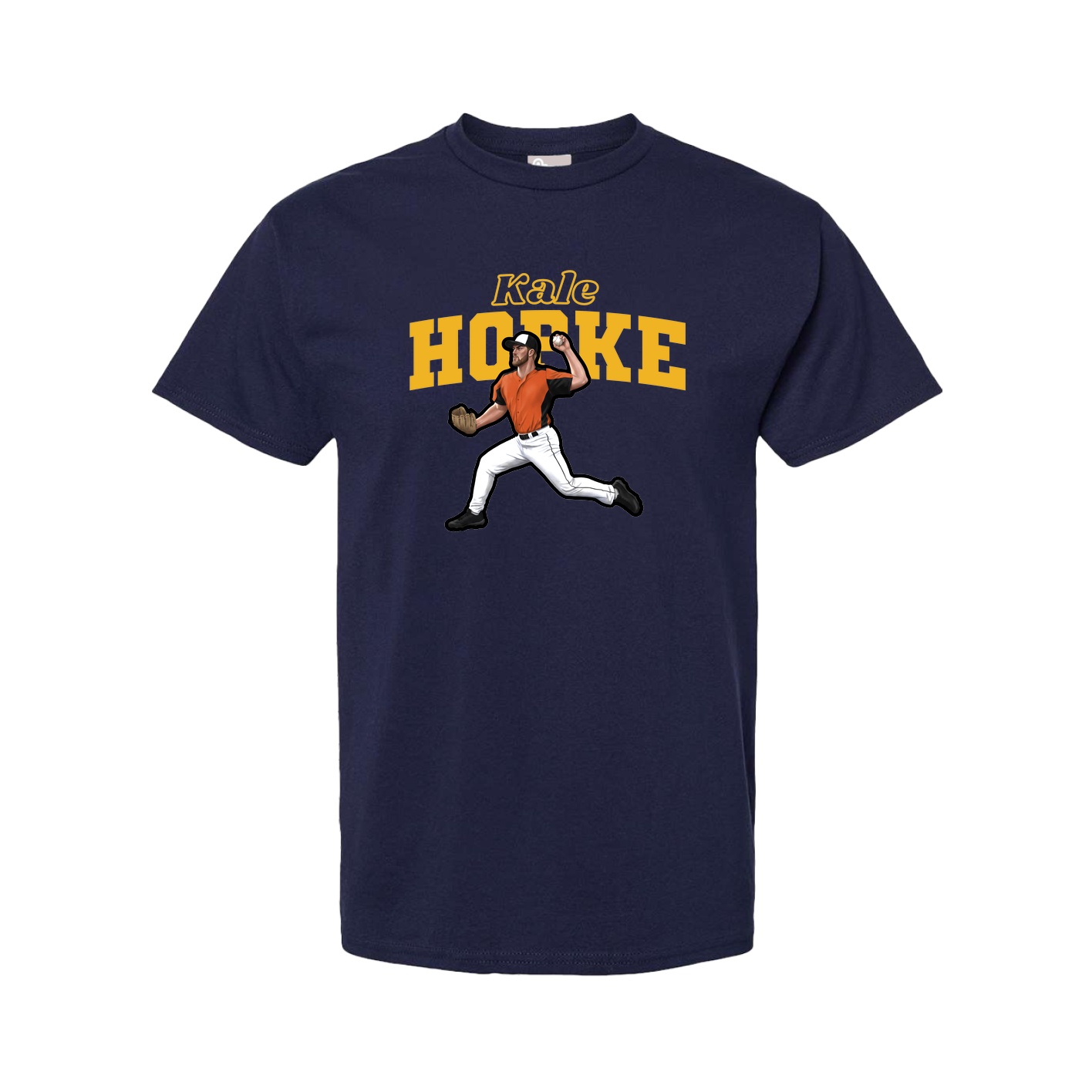 Youth Tee — Name Arch in Navy