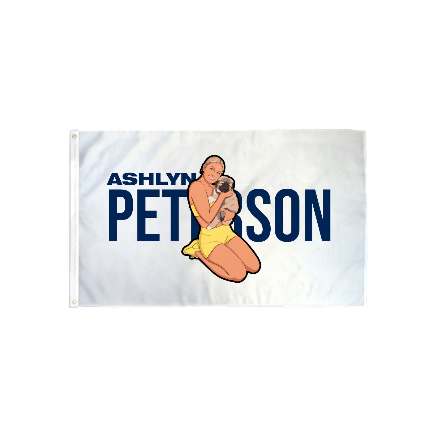 3x5 Flag — Player Name in Classic