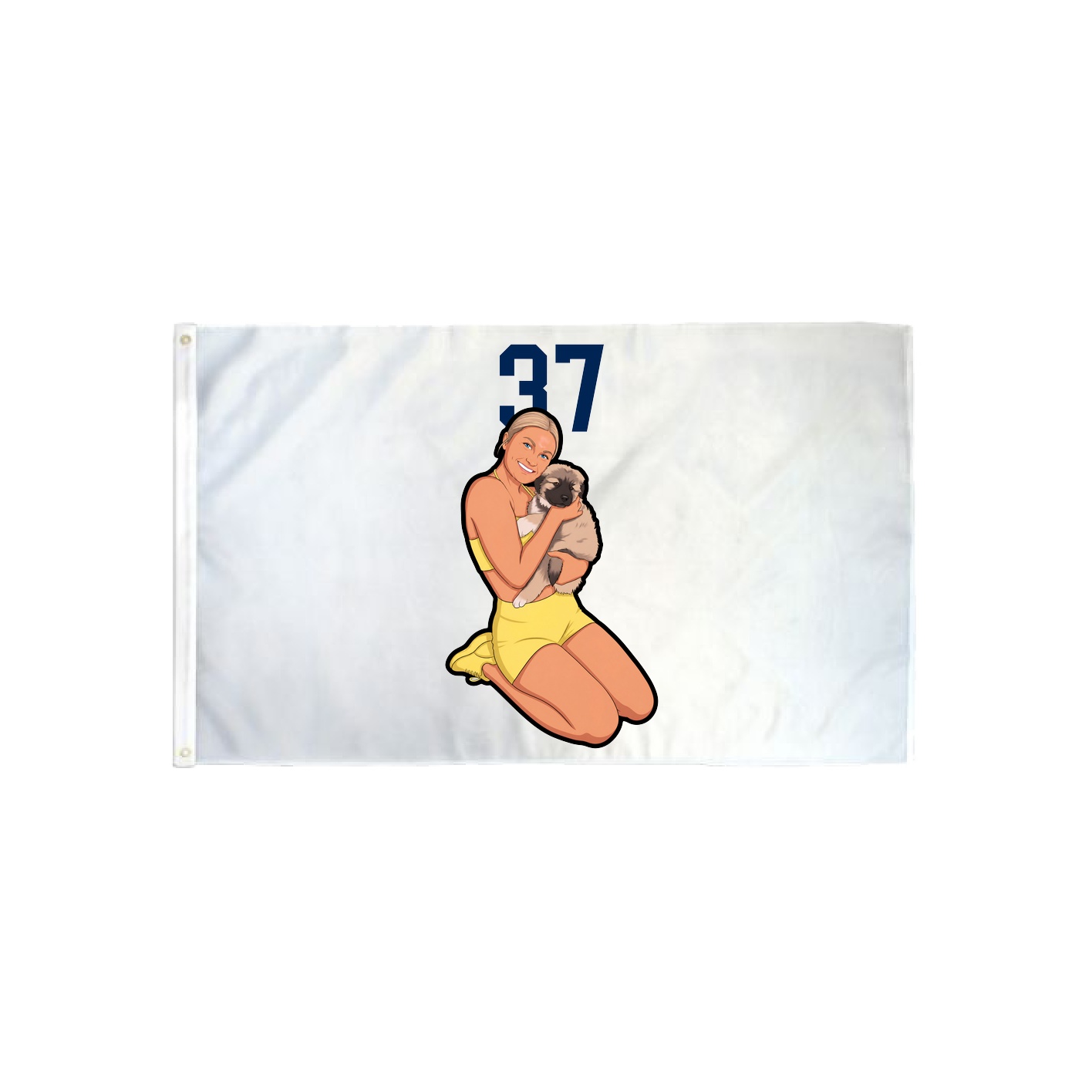 3x5 Flag — Number Top in Classic