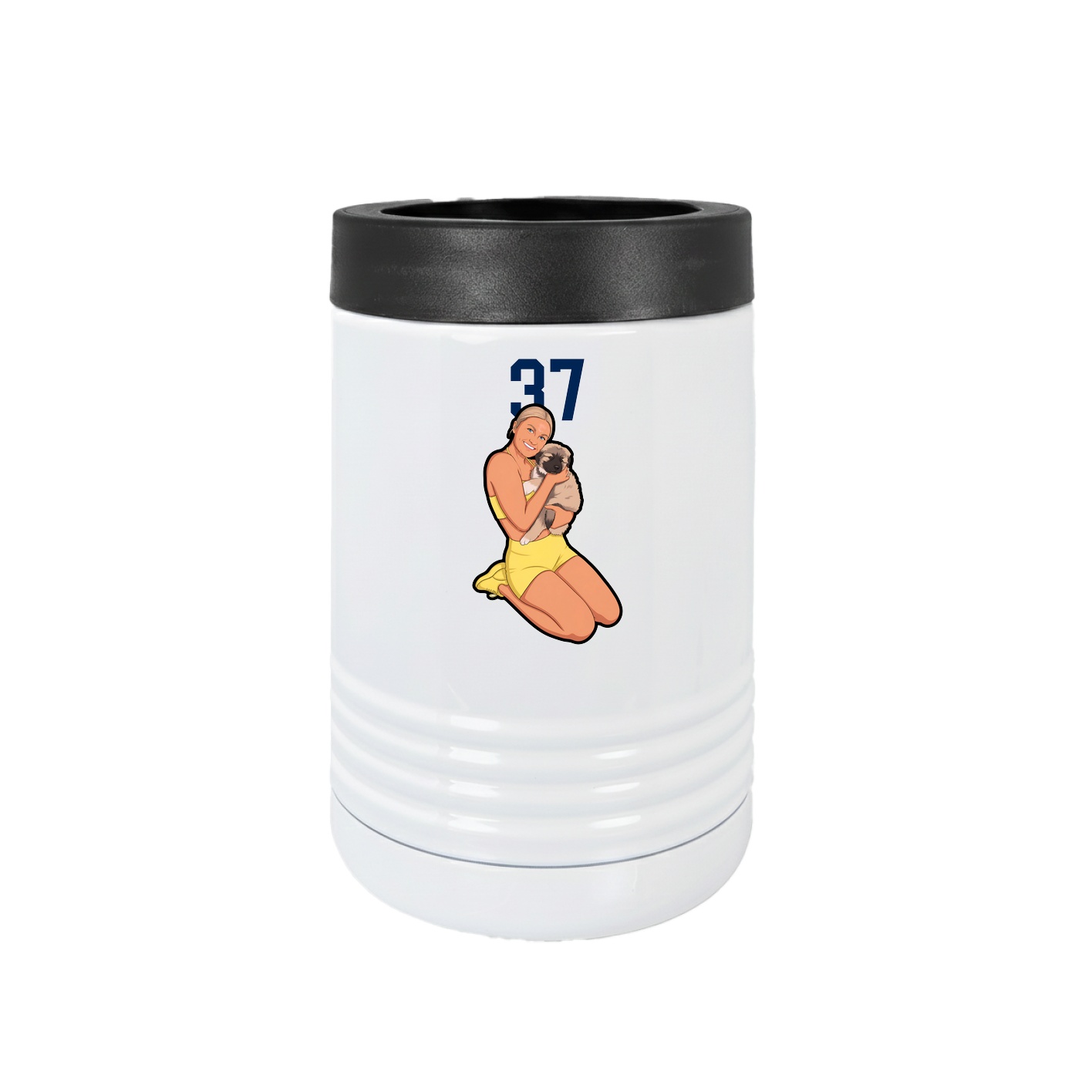 Beverage Holder — Number Top in White