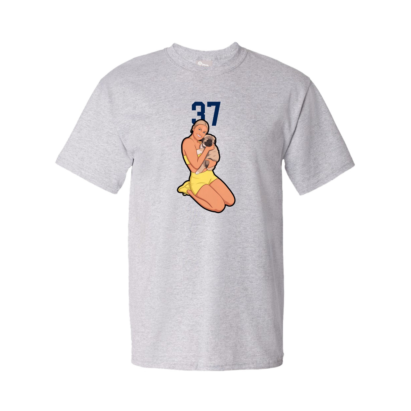 Tee — Number Top in Grey