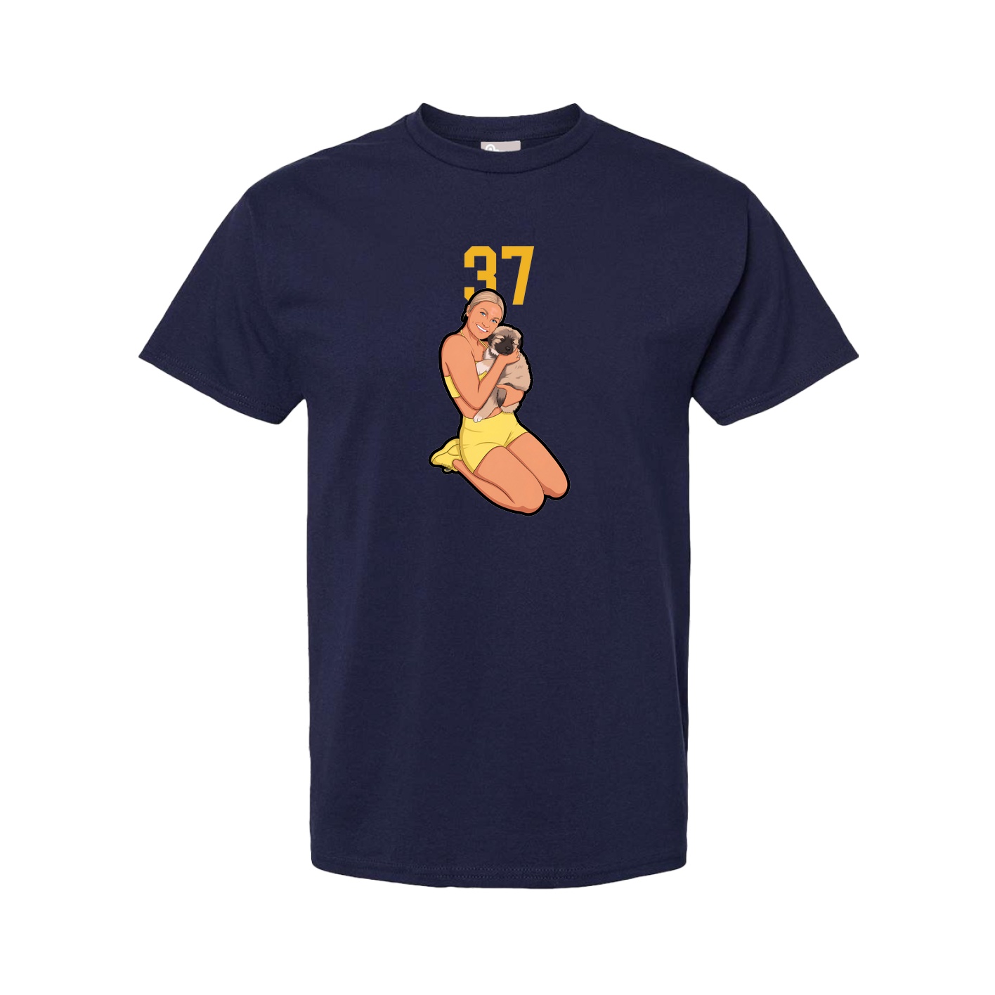 Youth Tee — Number Top in Navy