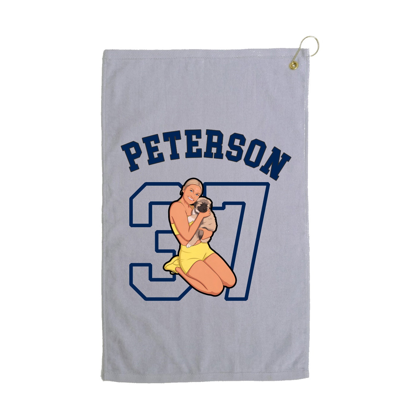 Golf Towel — Shirsey Arch in Grey