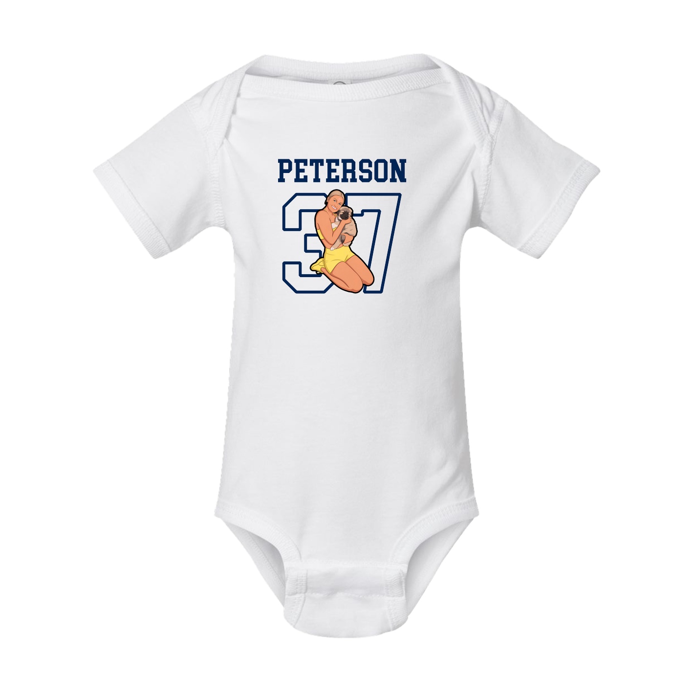 Baby Onesie — Shirsey in White