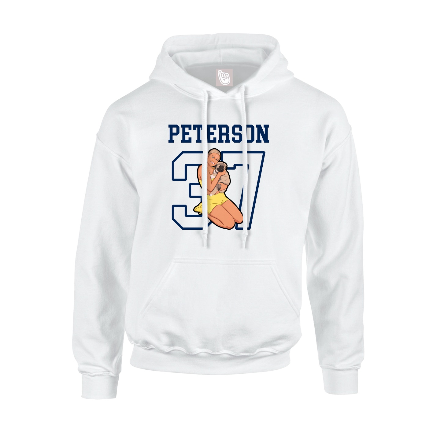 Youth Hoodie — Shirsey in White