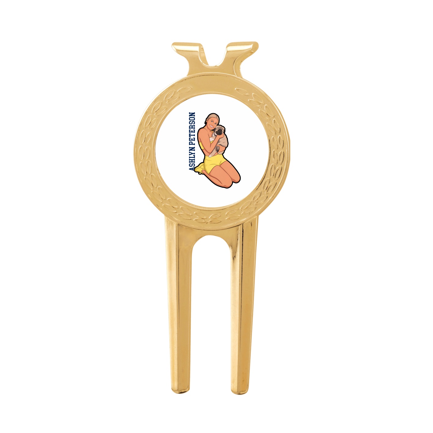 Divot Tool with Ball Marker — Name Vertical in Classic