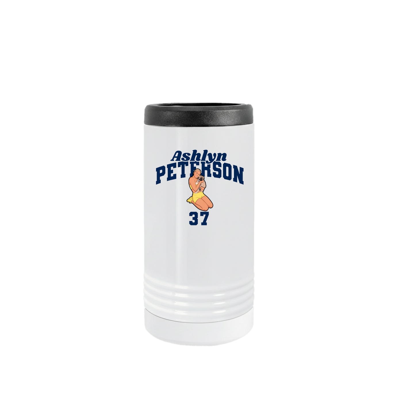 Slim Beverage Holder — Signature Arch in White