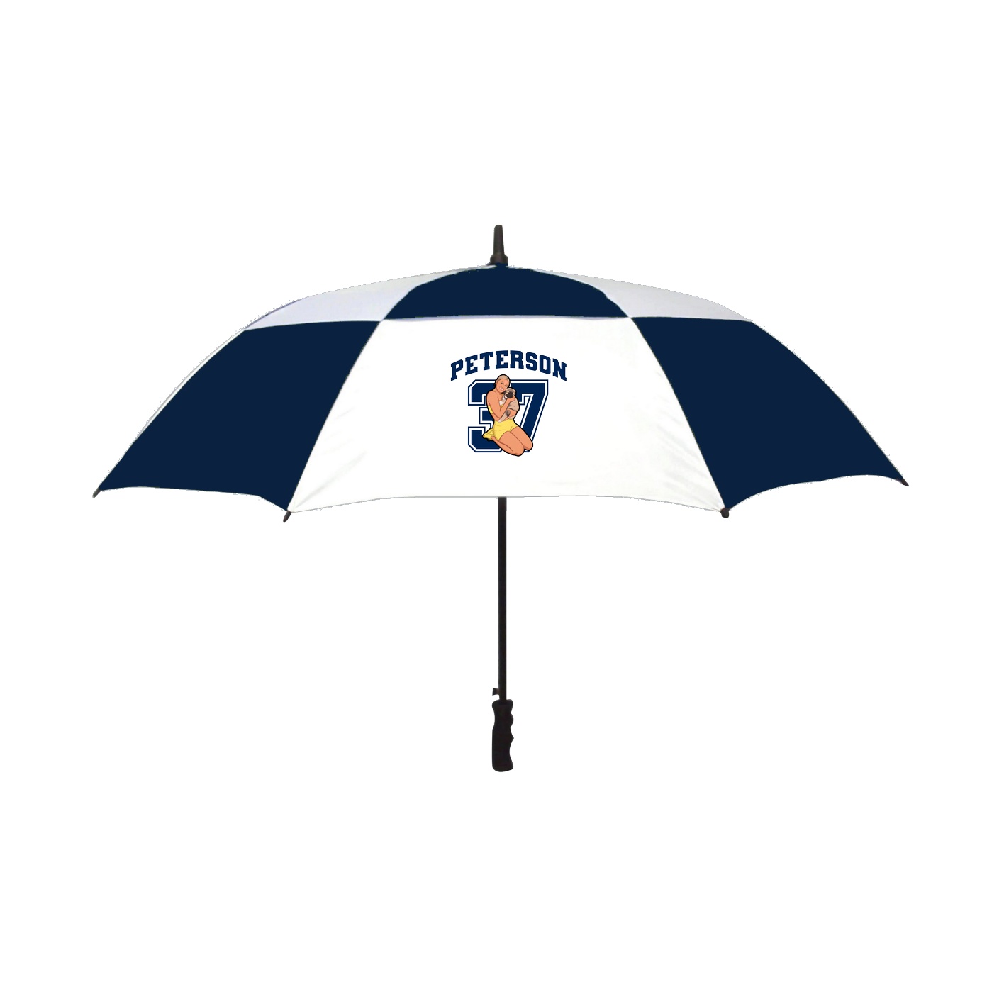 Golf Umbrella — Number in Navy