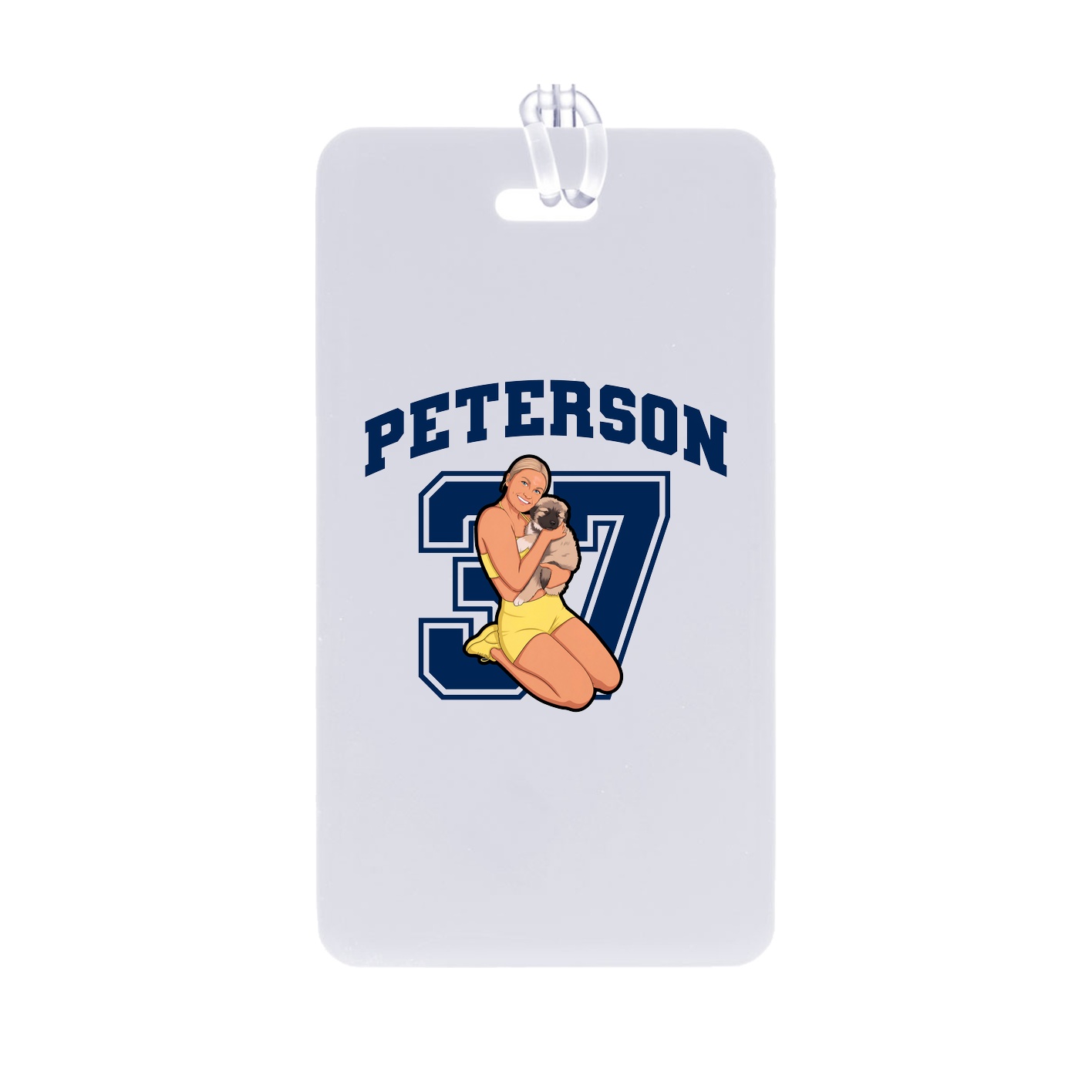Bag Tag — Number in Classic