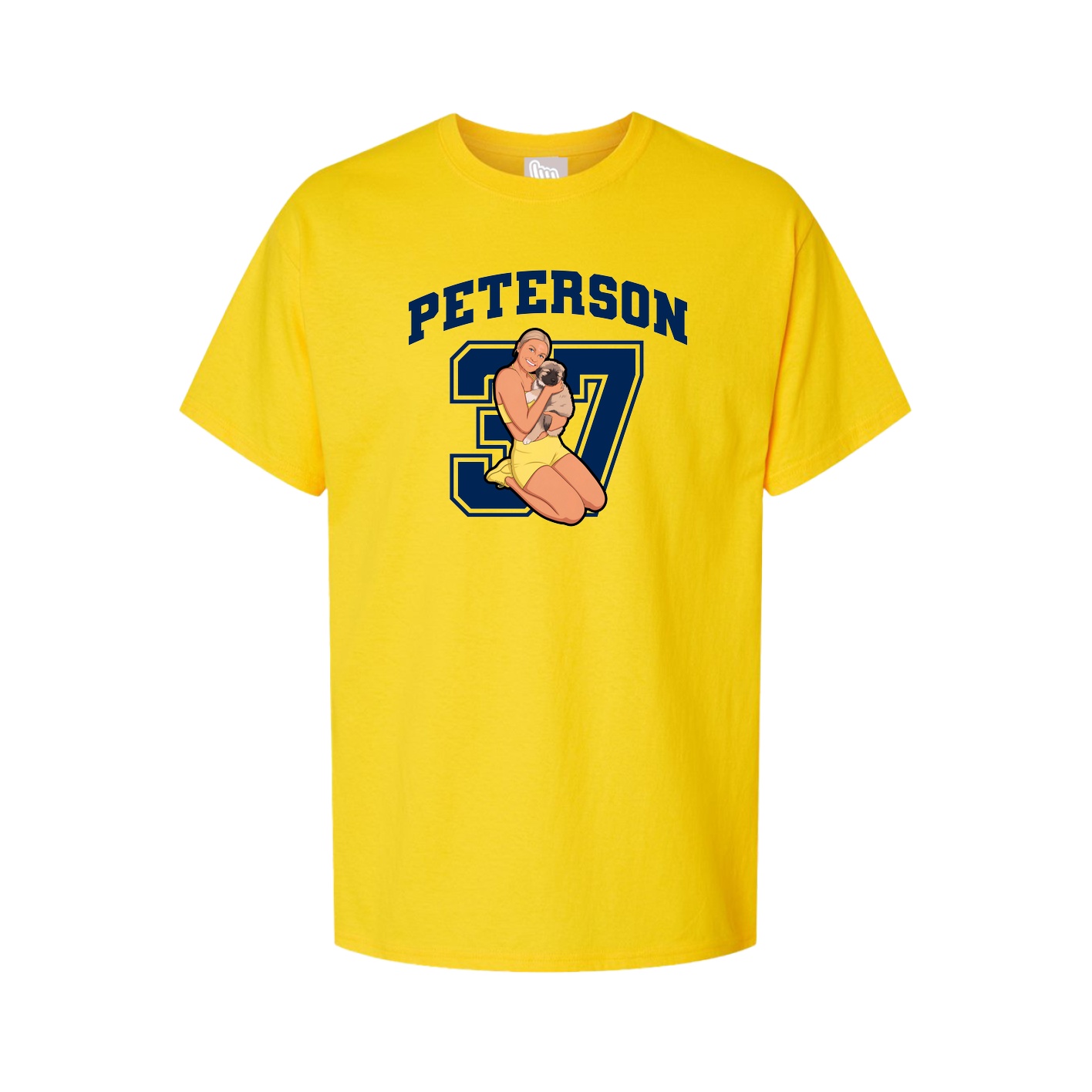 Youth Tee — Number in Gold