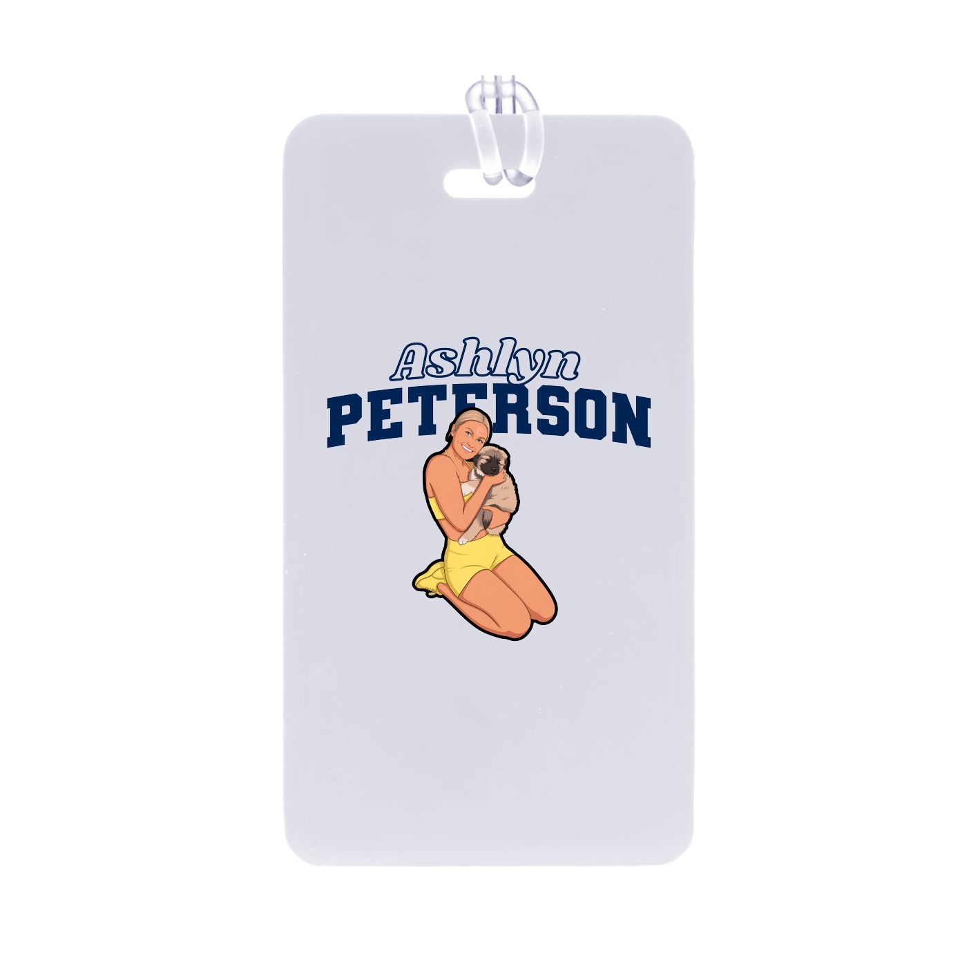 Bag Tag — Name Arch in Classic
