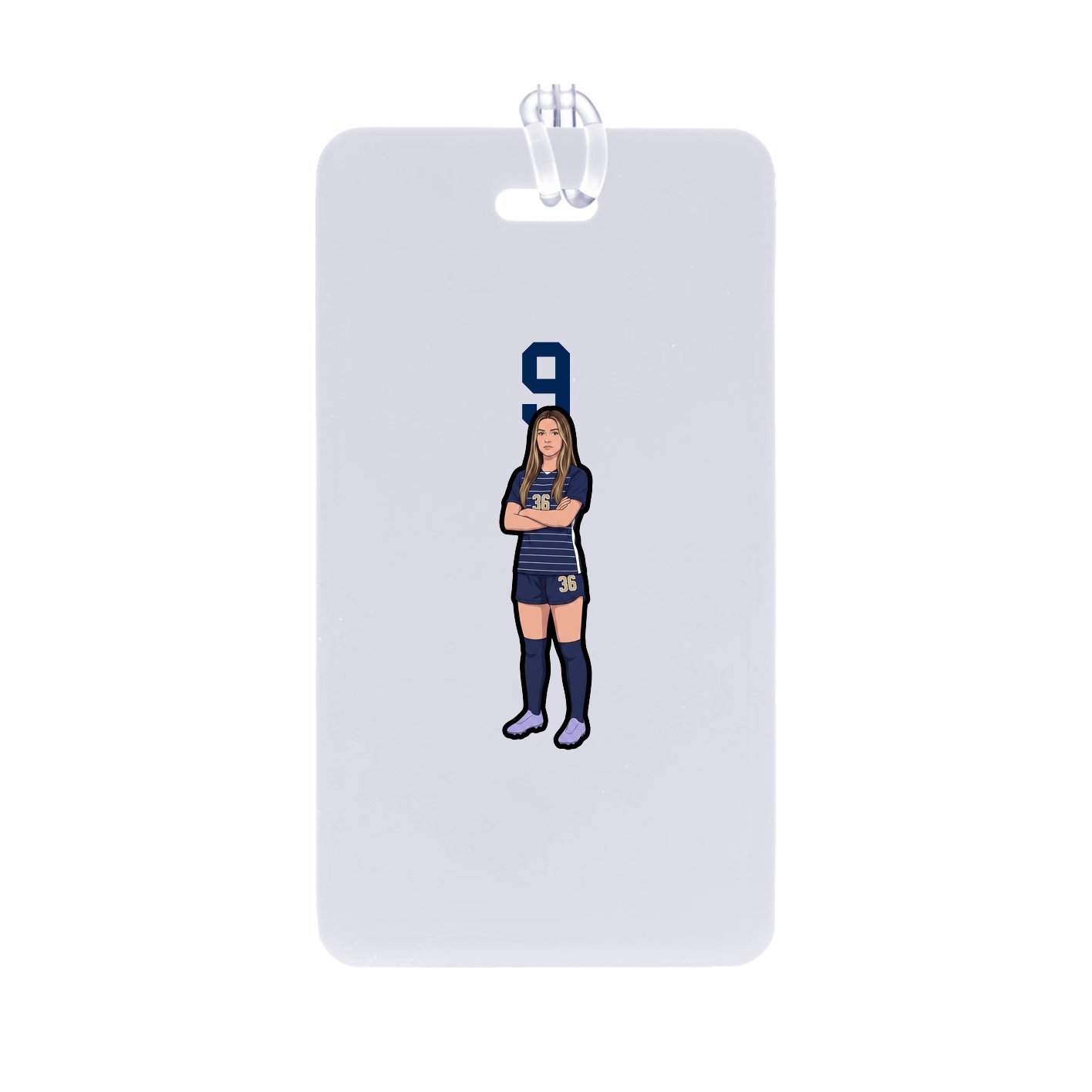 Bag Tag — Number Top in Classic