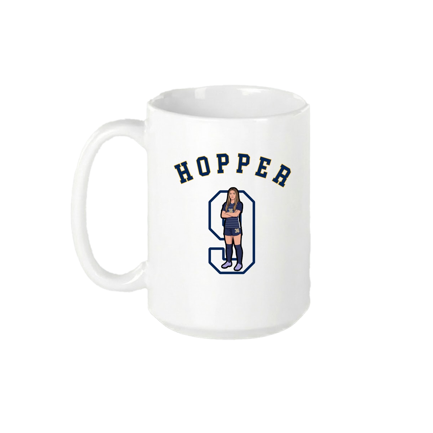 15oz Coffee Mug — Shirsey Arch in White