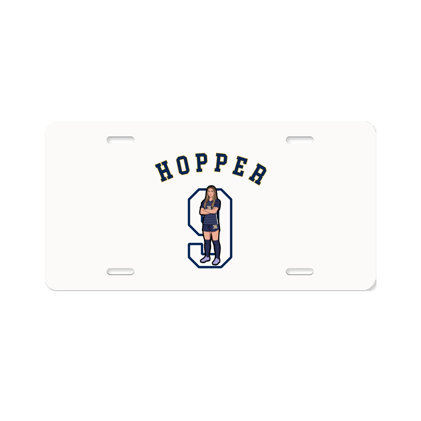 License Plate — Shirsey Arch in Classic