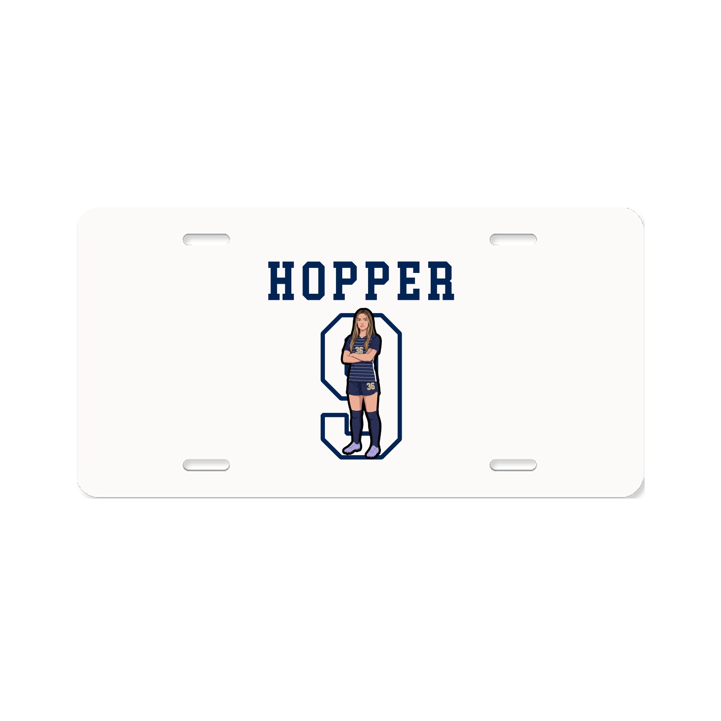 License Plate — Shirsey in Classic