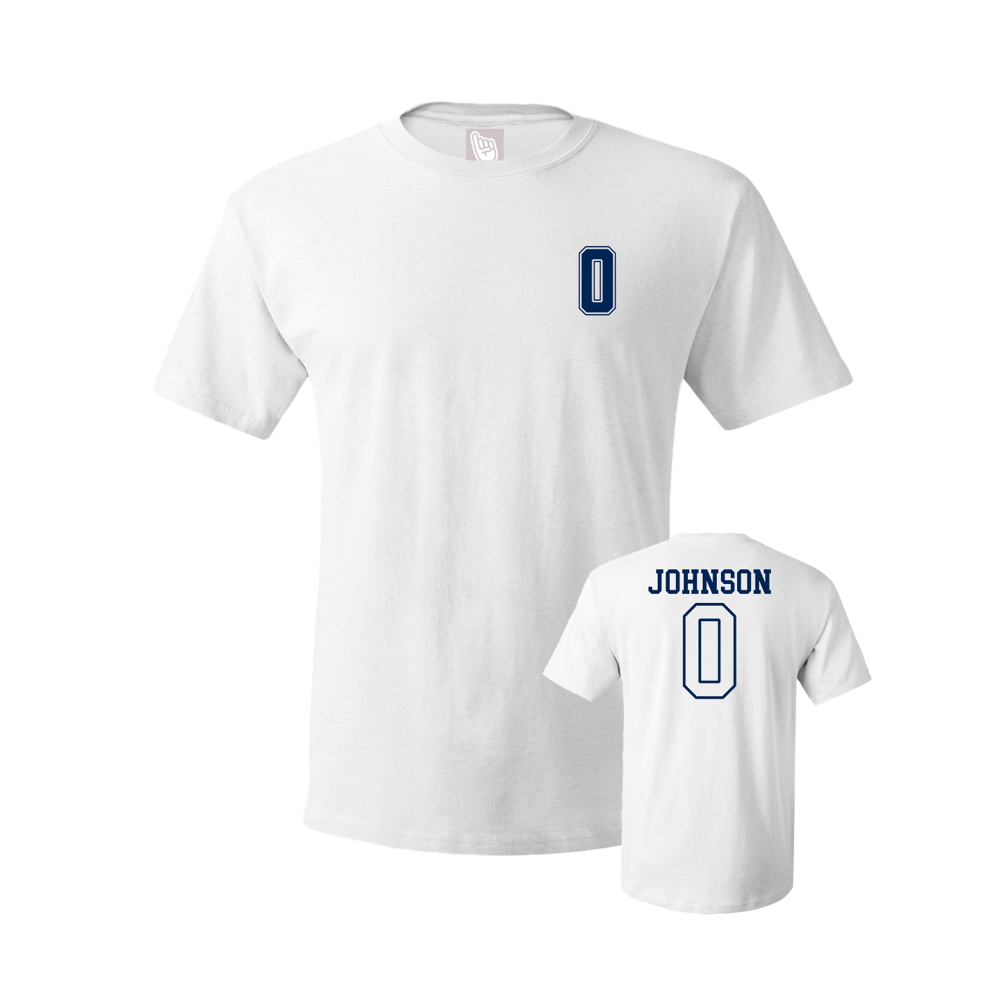 Youth Tee — Chest Back in White