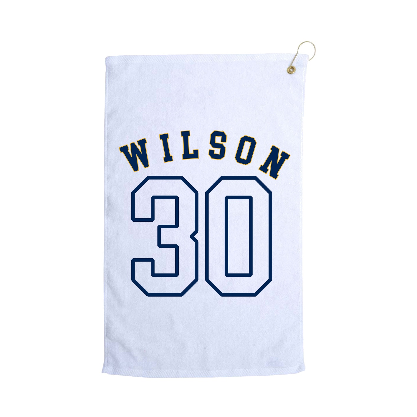 Golf Towel — Shirsey Arch in White