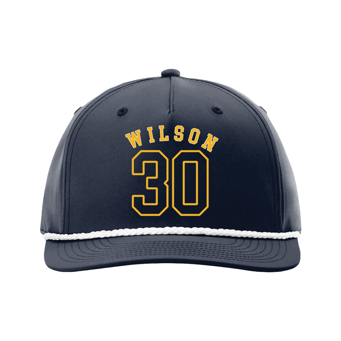 Five-Panel Classic Rope Cap — Shirsey Arch in Navy