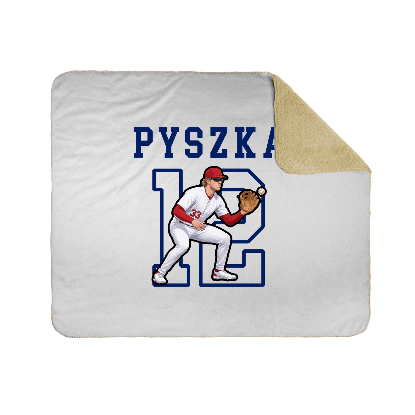 Throw Blanket — Shirsey in White