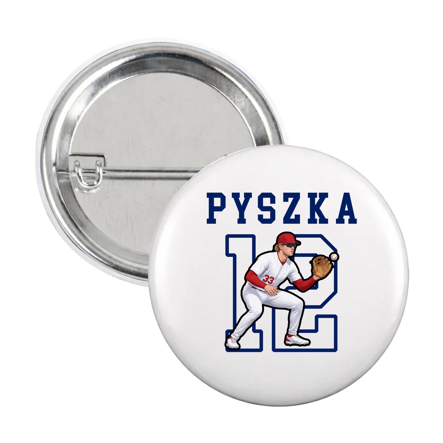 Game Day Button — Shirsey in White