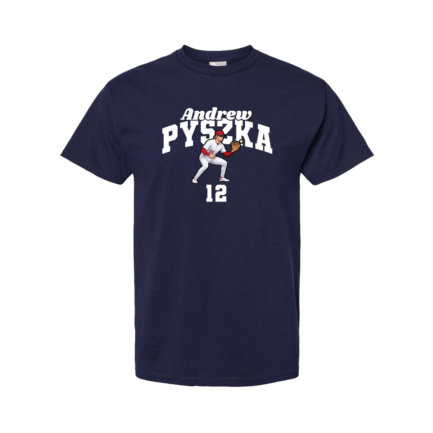Youth Tee — Signature Arch in Navy