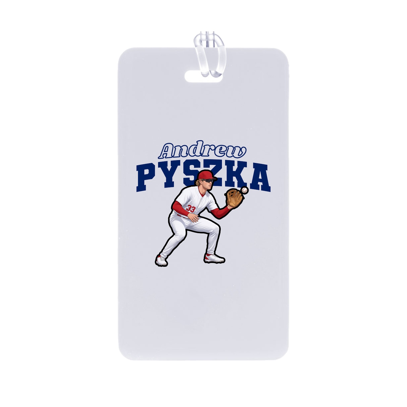 Bag Tag — Name Arch in Classic