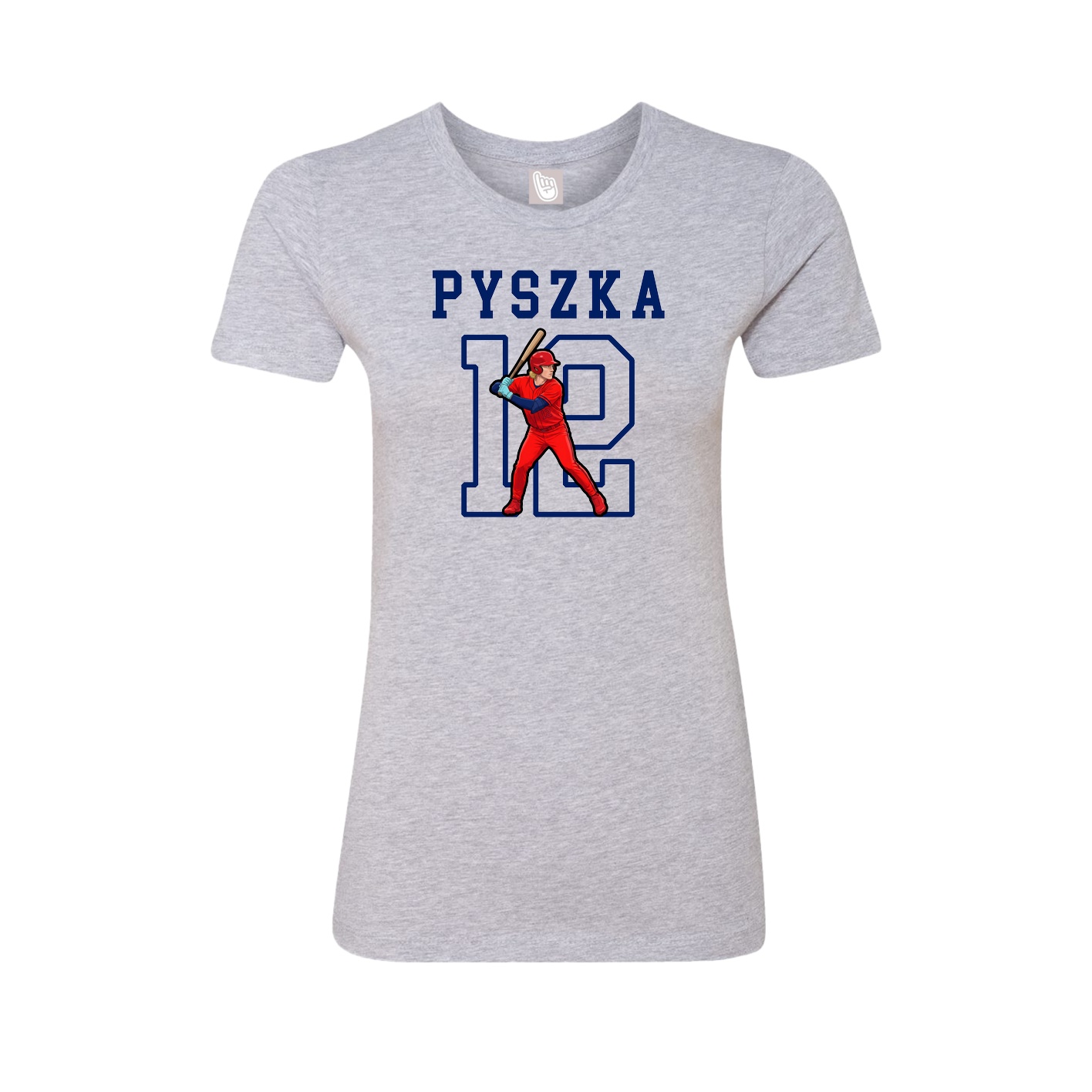Fitted Women's Tee — Shirsey in Grey