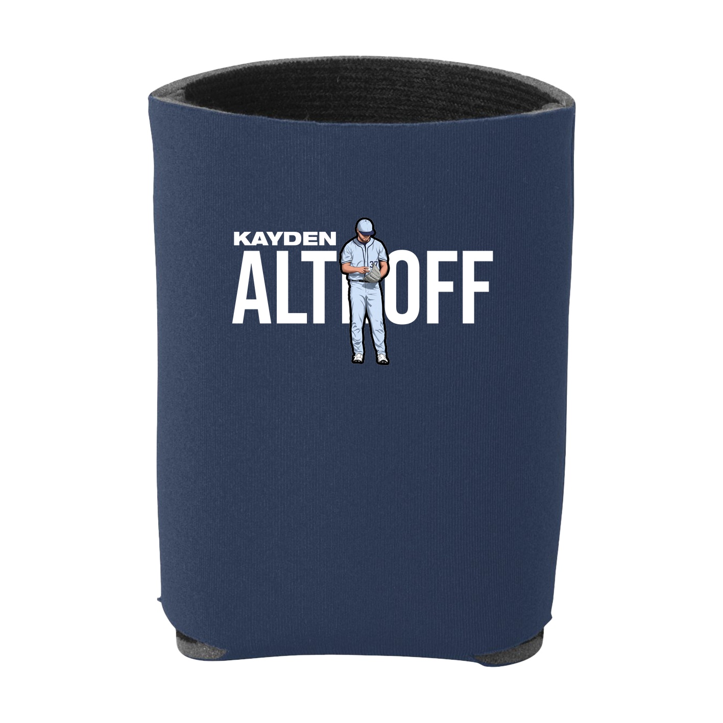 Can Holder — Player Name in Navy