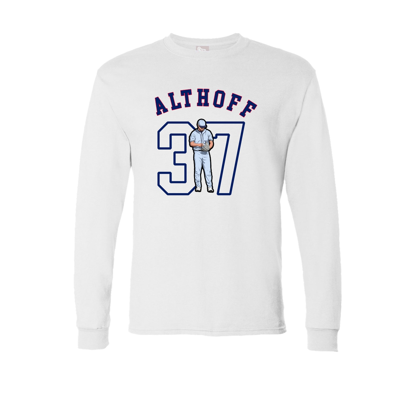 Long Sleeve Tee — Shirsey Arch in White