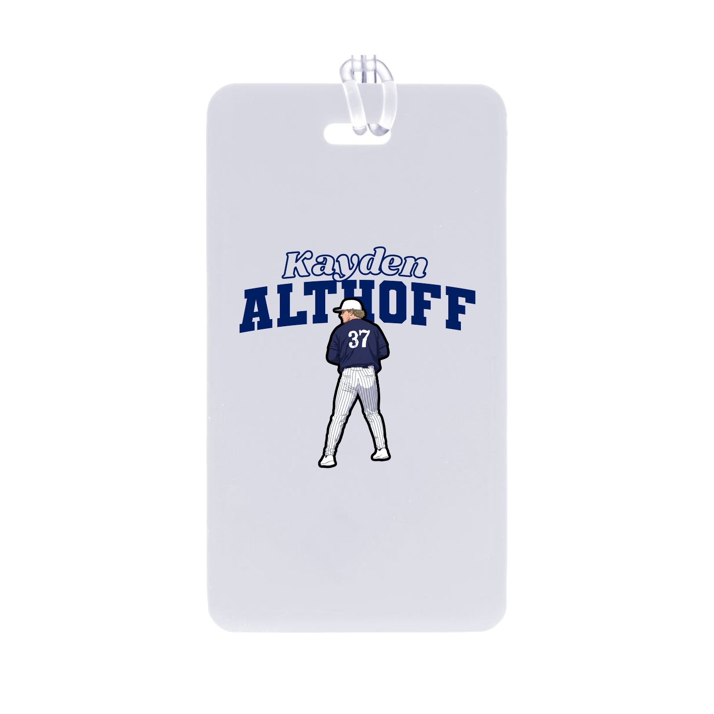 Bag Tag — Name Arch in Classic