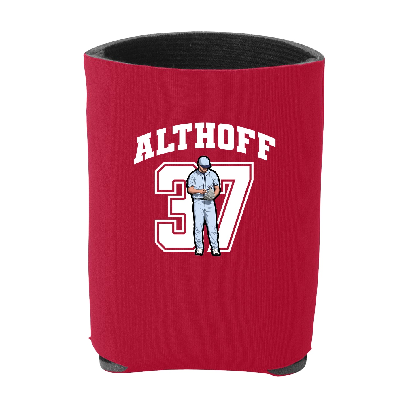 Can Holder — Number in Red