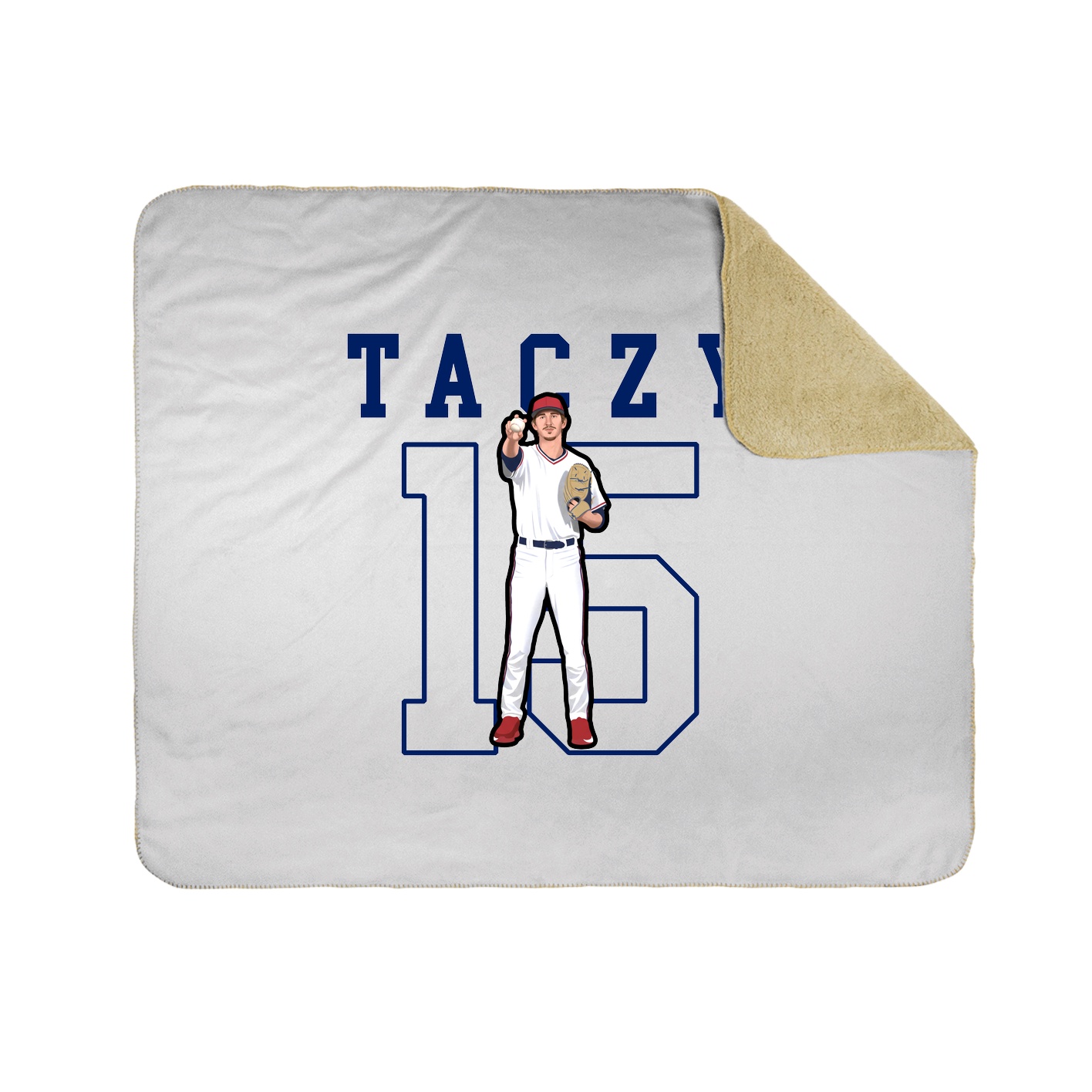 Throw Blanket — Shirsey in White